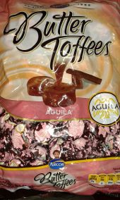 Car. Butter Toffees Aguila 959gr 137u