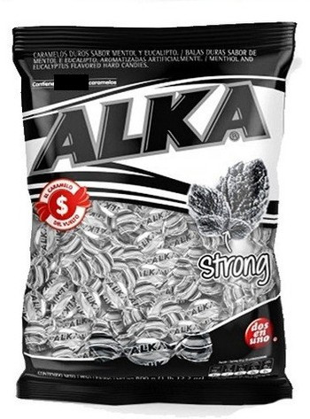 Car. Bolsa Alka Menta Strong 800gr