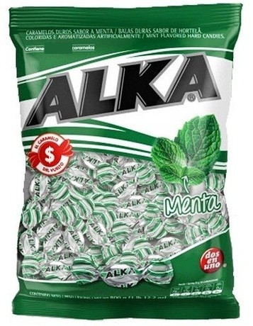 Car. Bolsa Alka Menta 800gr