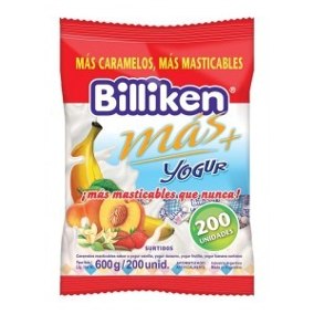 Car. Masticable Billiken 600gr Yogurt