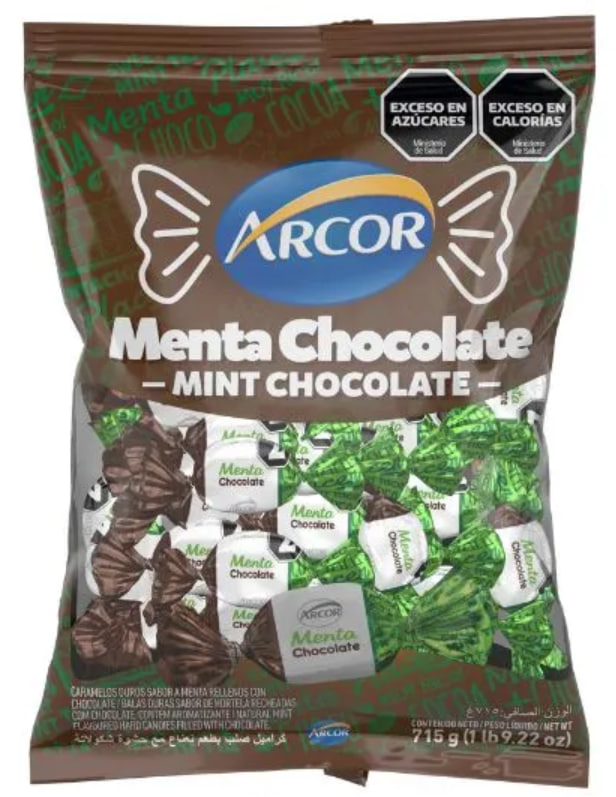 Car. Menta Choc. 715gr 135u