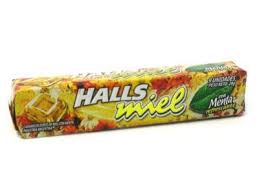 Halls Stani Miel Menta 12u