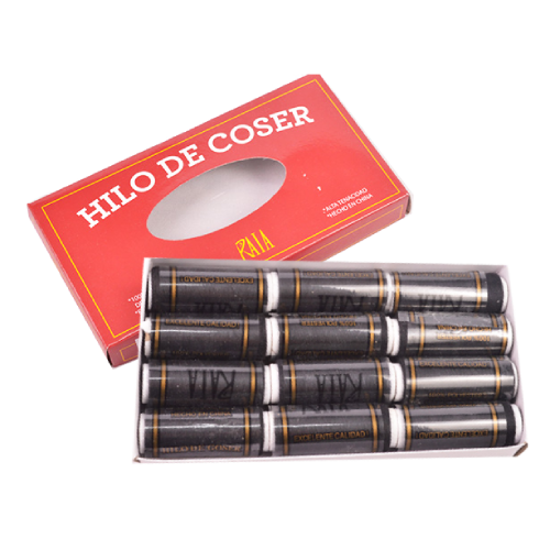 Hilo De Coser Negro 12u