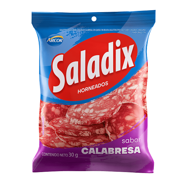 Saladix Tira 30gr X6 Calabresa