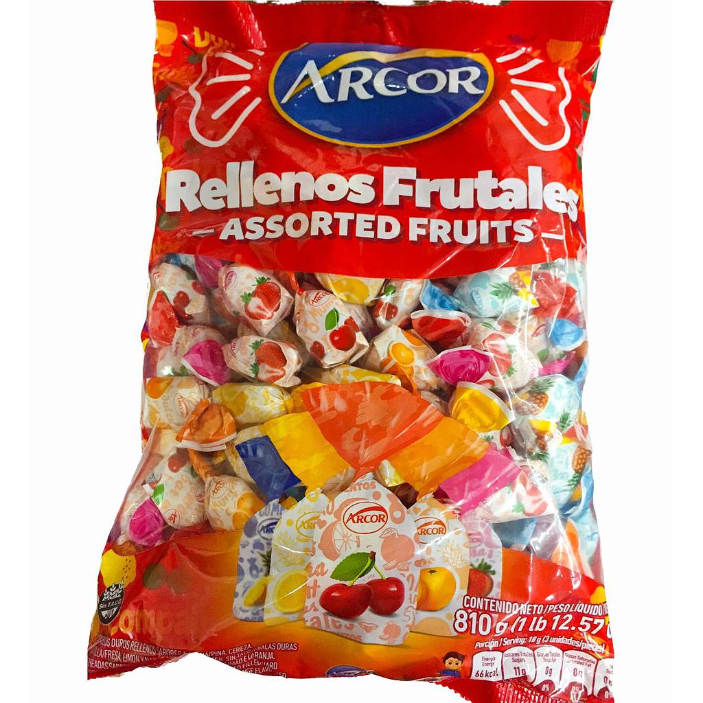 Car. Relleno Saquito Frutal 810gr 135u