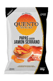 Quento Papas Jamon Serrano 90gr