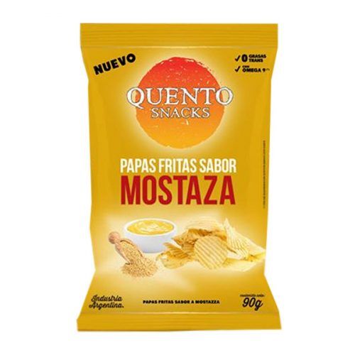 Quento Papas 90gr Mostaza