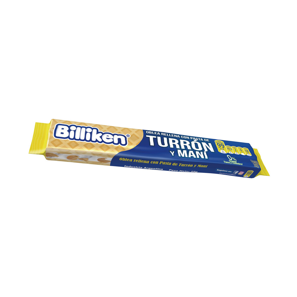 Turron Billiken 50u Bulto